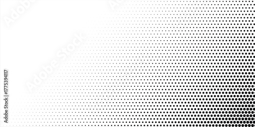 Background with monochrome dotted texture. Polka dot pattern template vector dots pattern