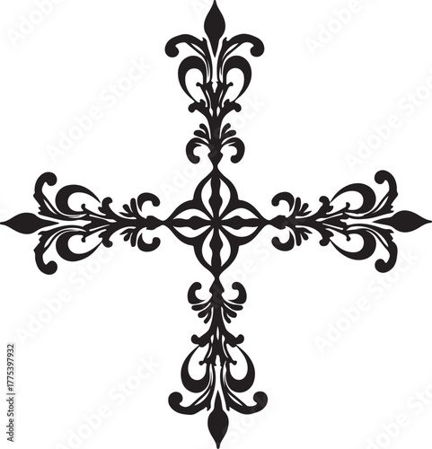 Gothic Ornamental Cross Bundle