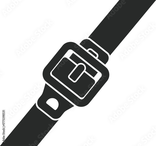 Black seatbelt buckle on white background seatbelt, buckle, safety, security, body, interior, securement, background, secure, latch, exterior, vehicle, security, grille, buckle, belt, seatbelt, mechan