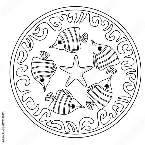 fish vector illustration 