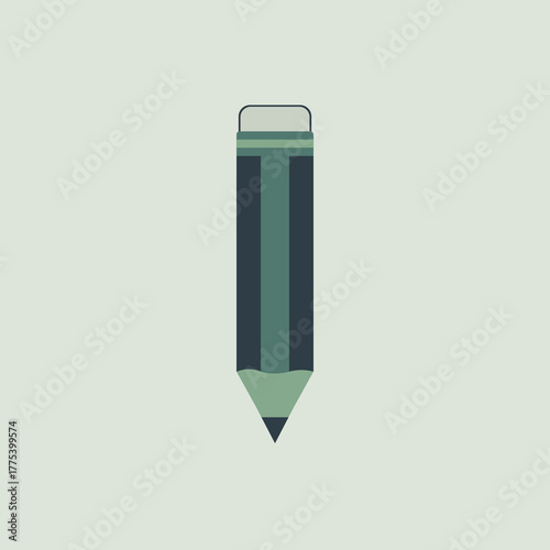 Classic School Pencil Illustration