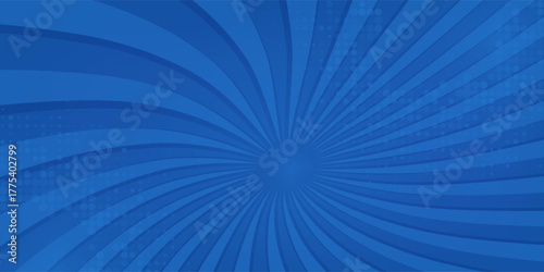 Simple pop art blue background. Banner vector illustration nice modern good light vintage design art poster pattern old bright