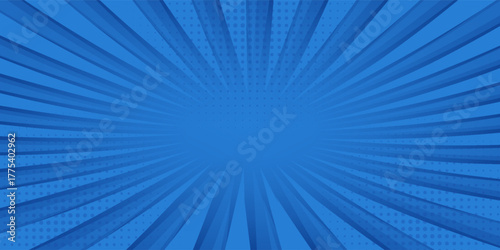 Simple pop art blue background. Banner vector illustration nice modern good light vintage design art