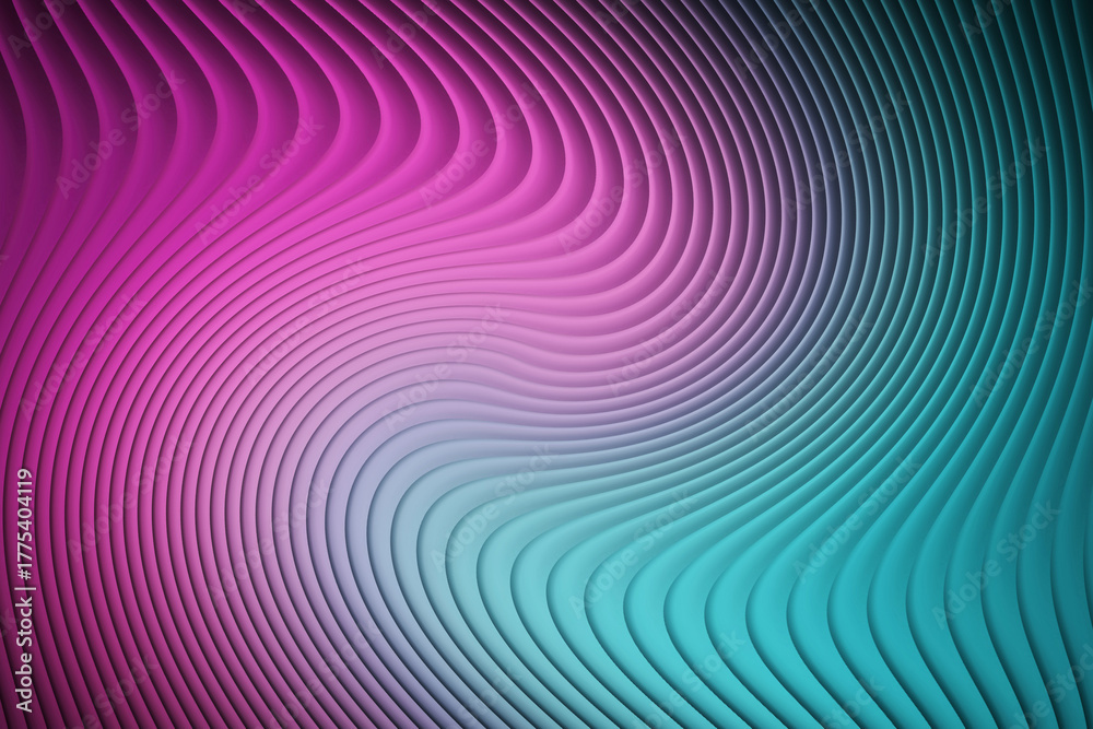 Obraz premium Abstract background with pink and blue curved lines creating a swirl effect