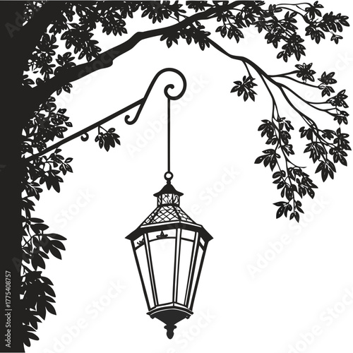 vintage street lamp