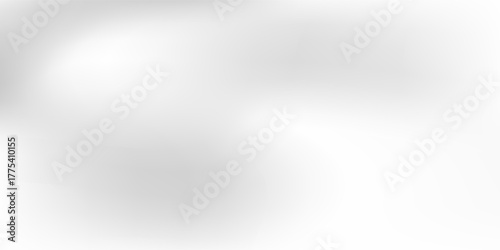 Silver foil background with metal mirror texture. Chrome gradient surface with cirecle nice soft gray paper