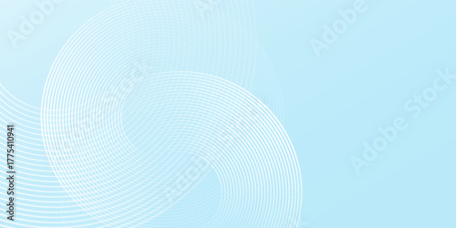 Simple abstract background blue white gradations circle effect shape memphis wallpaper nice. modern