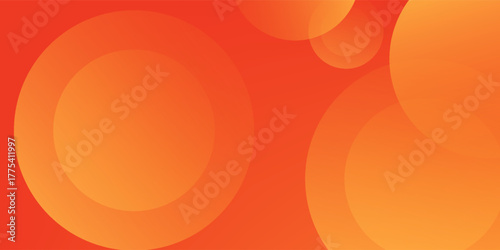 abstract orange circular background. Dynamic sound wave. Design element. Vector illustration