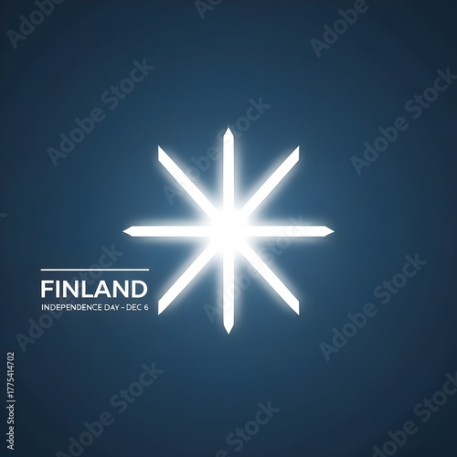 Finland Independence Day – Symbolic Nordic Design Illustration