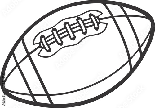 Football Icon, American Football, Football Vector, Sports, Mens' Sports, Vector Illustration Background