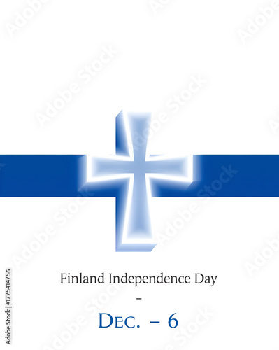 Finland Independence Day – Symbolic Nordic Design Illustration