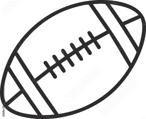 Football Icon, American Football, Football Vector, Sports, Mens' Sports, Vector Illustration Background