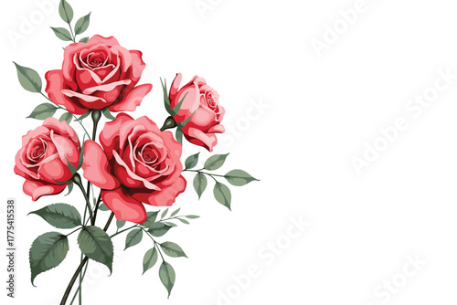 Romantic Pink Rose Bouquet