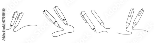 Sketch drawings of basketball players in action with markers on white