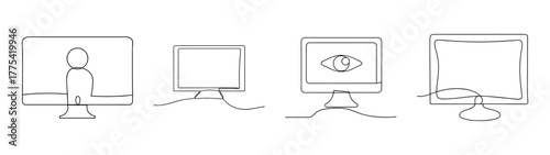 Visual guide showing computer screen privacy filter application and benefits