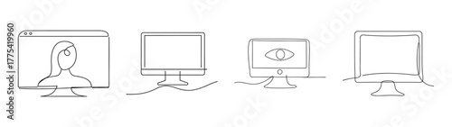 Privacy screen protection for monitors and laptops protecting sensitive data