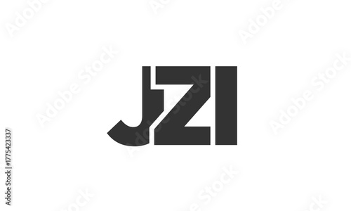 JZI logo design template with strong and modern bold text. Initial based vector logotype featuring simple and minimal typography. Trendy company identity. Free Download JZI logo design template with strong and modern bold text. Initial based vector logotype featuring simple and minimal typography. Trendy company identity. - GFXLoad