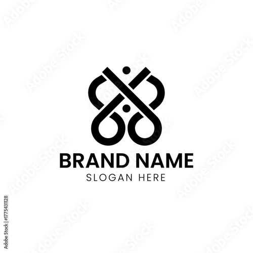 Infinity letter X or XB logo