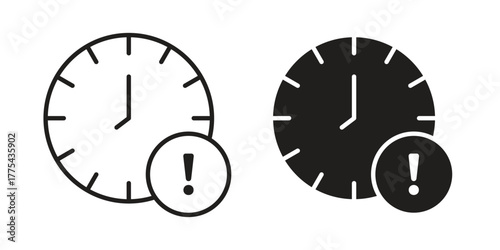 Alarm exclamation icon