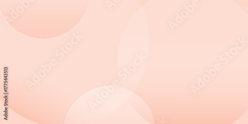 Soft Peach Abstract Background With Large Circles and Gentle Gradient for Design Projects eps10
