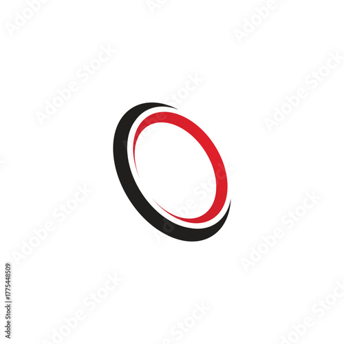 C circle Letter Logo Template vector icon