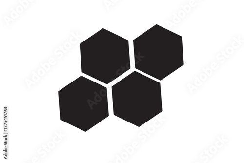 Modern collage 4 frame photos. Template for portfolio. Photo tiles layout. Vector illustration.