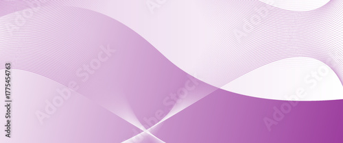 Purple abstract wave background with smooth curves and gradient layers. poster, website, cover, textures.