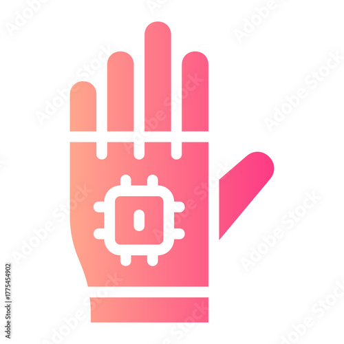 hand gradient icon