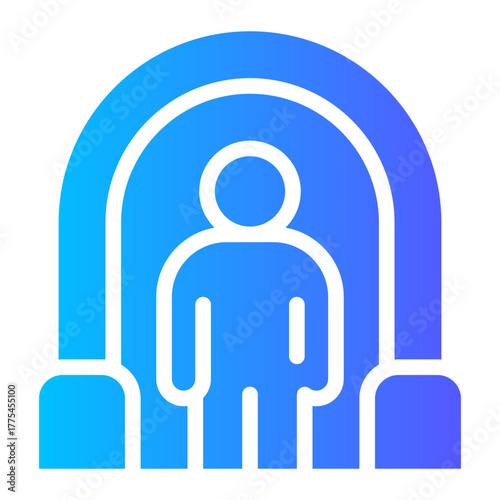 teleportation gradient icon