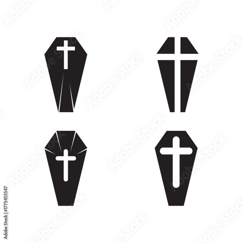 Cross and christ logo and vector
