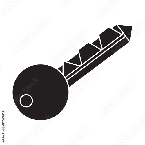 Room Key Technology for Secure Access glyph icon