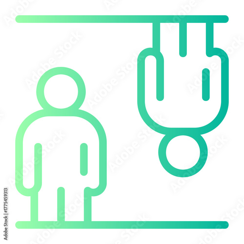 Antigravity gradient icon