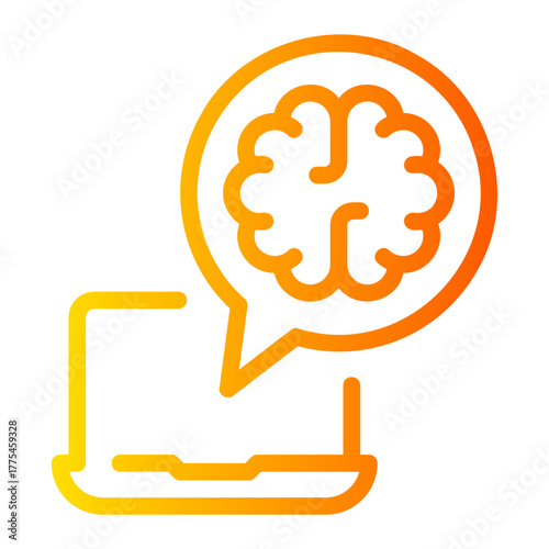 deep learning gradient icon