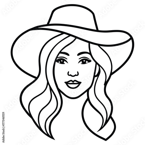 girl with hat