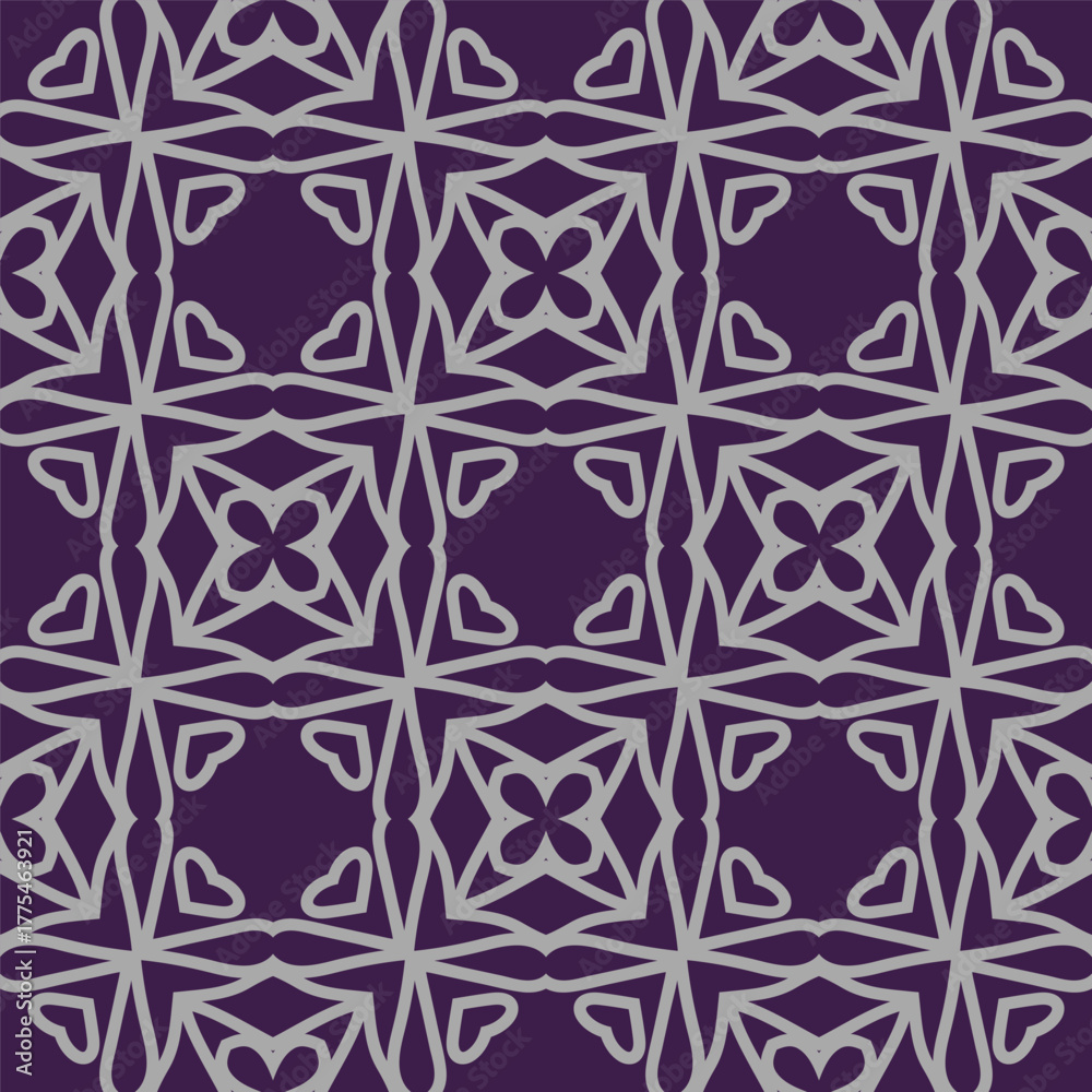 Fototapeta premium Seamless Stylish decorative geometric decoration. Abstract vector illustration. Modern style.