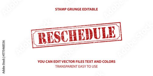 Rescheduled stamp vector editable.