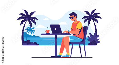 Working Remotely By The Beach: The Paradigm Shift To Modern Digital Nomadism