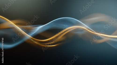 Flowing Energy Abstract: A mesmerizing display of abstract lines and gradients that evoke a sense of energy, movement, and fluidity, with a subtle interplay of light and shadow.