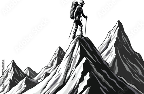 Conquer breathtaking mountains with determination