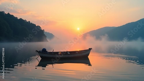 Majestic bald eagle soars amidst vibrant fireworks celebrating America's 4th of July holiday with patriotic pride.