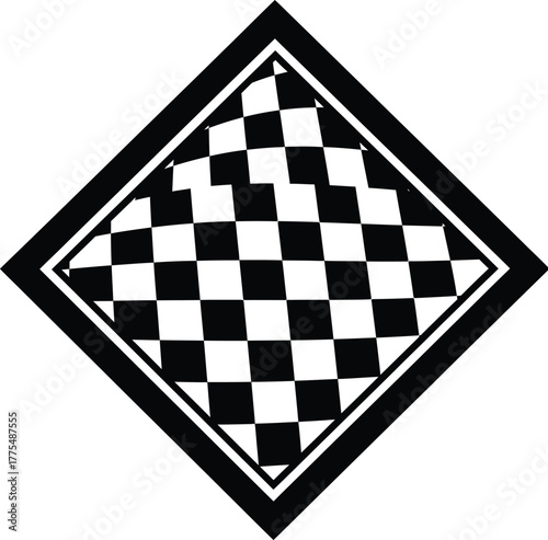 black and white checkers