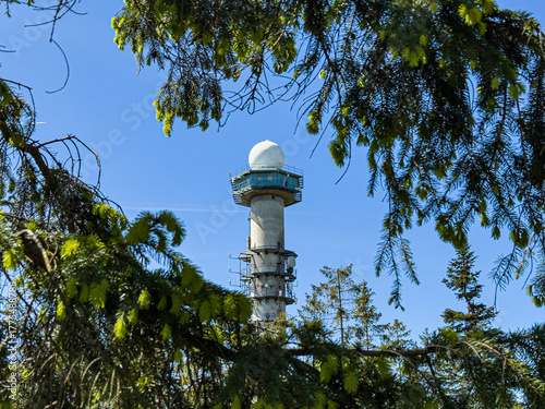 Praha Hill peak in Brdy Mountains, Czech Republic