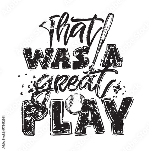 Sport hand drawn doodle lettering quote about baseball. Lettering for t-shirt design, mug print, bag print, clothes fashion. 100% hand drawn vector image.