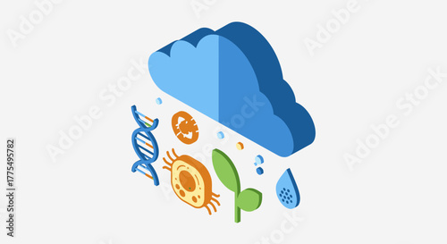 Cloud of Science - Biology and Genetics in the Atmosphere.