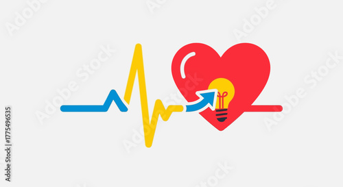 Heartbeat of Innovation - A Creative Ideas Pulse and Rhythm.