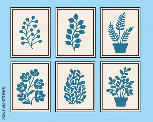 set of four seasons icons