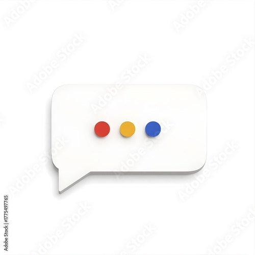 Naklejka Google messages logo isolated on white background