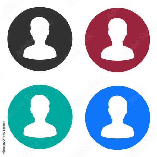  circle with white user