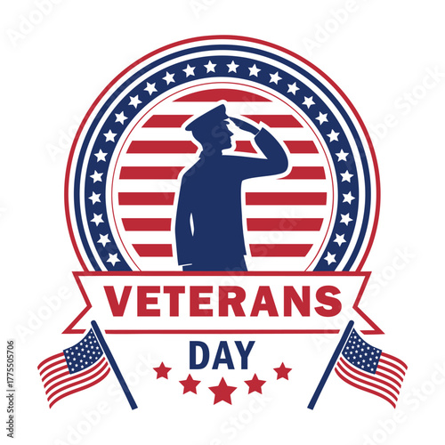 Veterans day soldier vector illustration design
