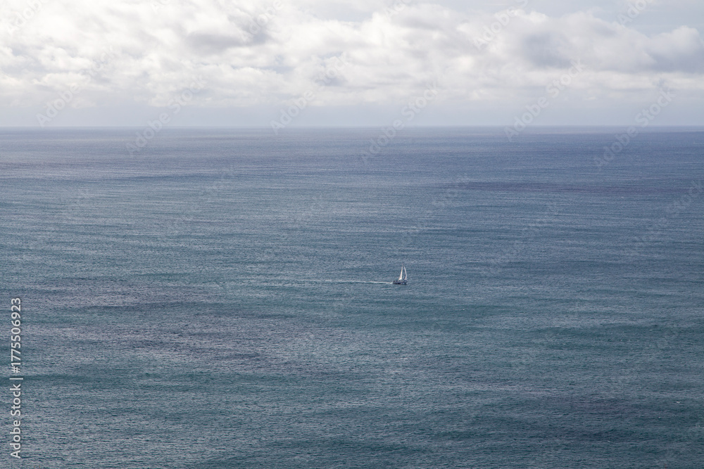 Fototapeta premium Sailing Boat at Sea